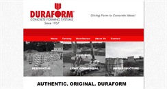 Desktop Screenshot of duraform.com